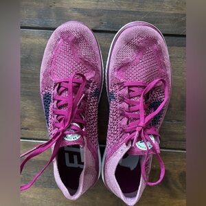 Nike Women’s Free Flyknit Raspberry Red